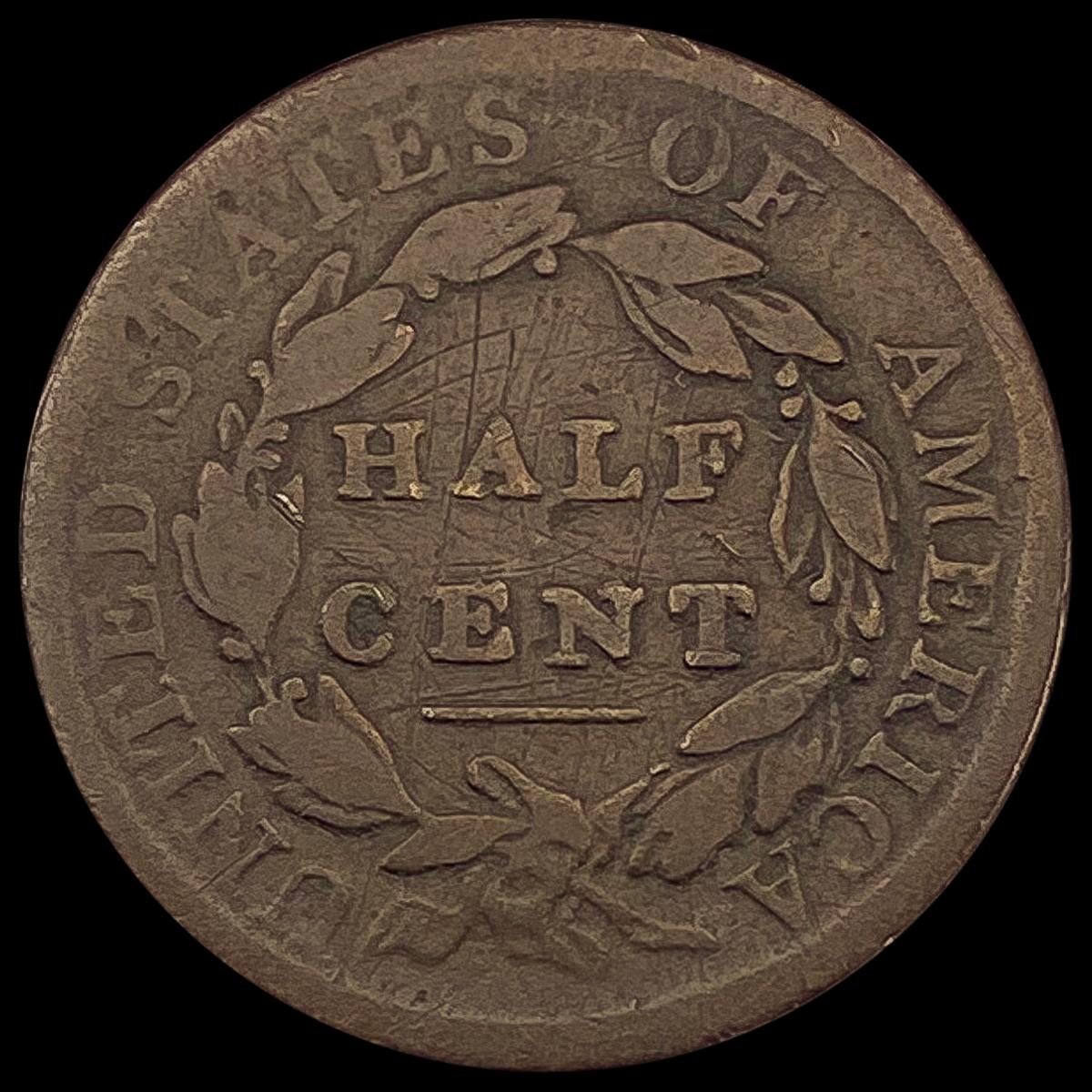 1809 Classic Head Half Cent NICELY CIRCULATED NIC