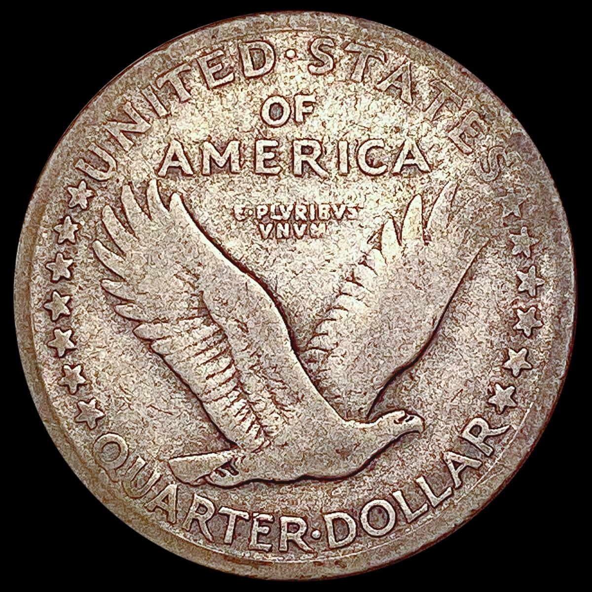 1917-D Standing Liberty Quarter NICELY CIRCULATED