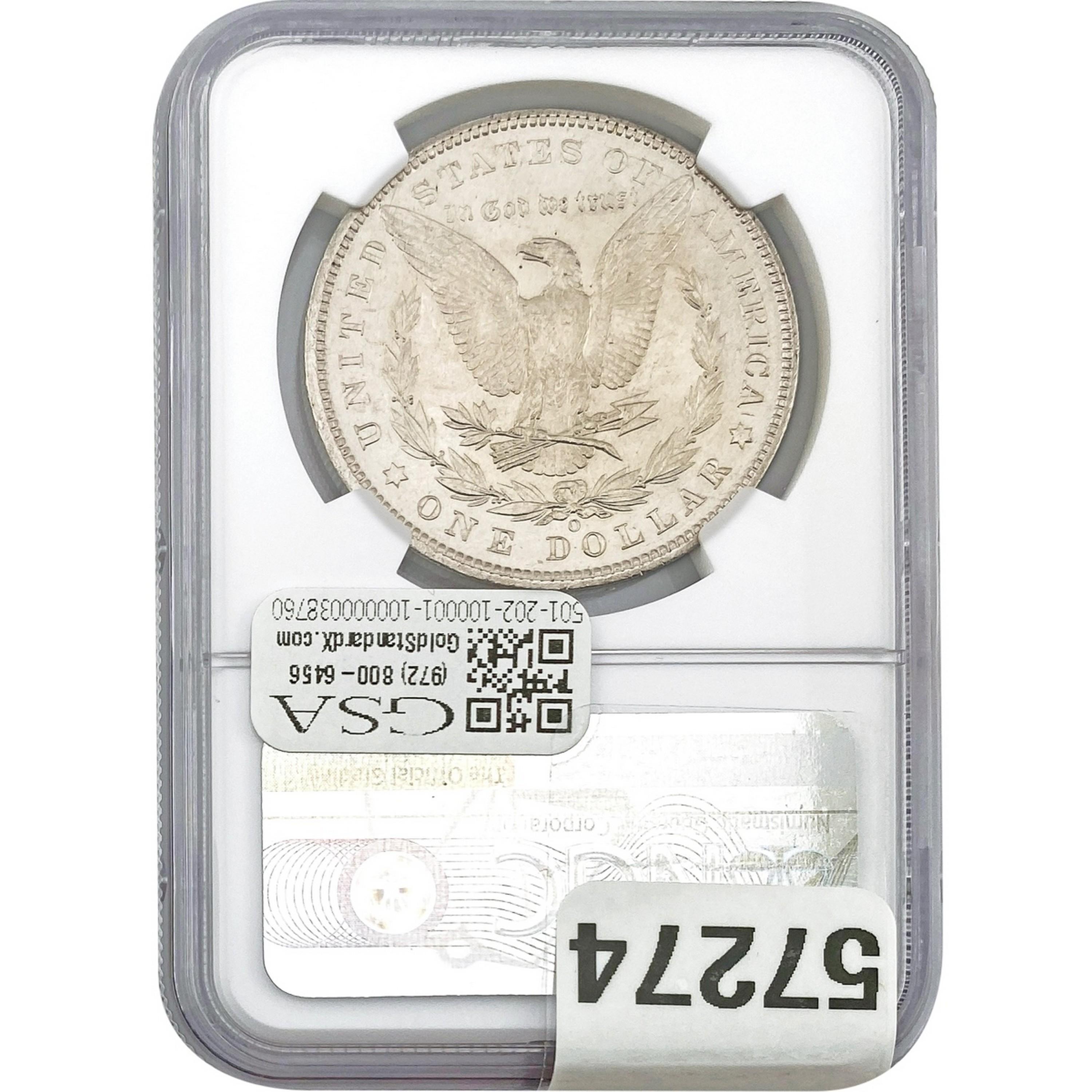 1904-O Morgan Dollar NGC MS63
