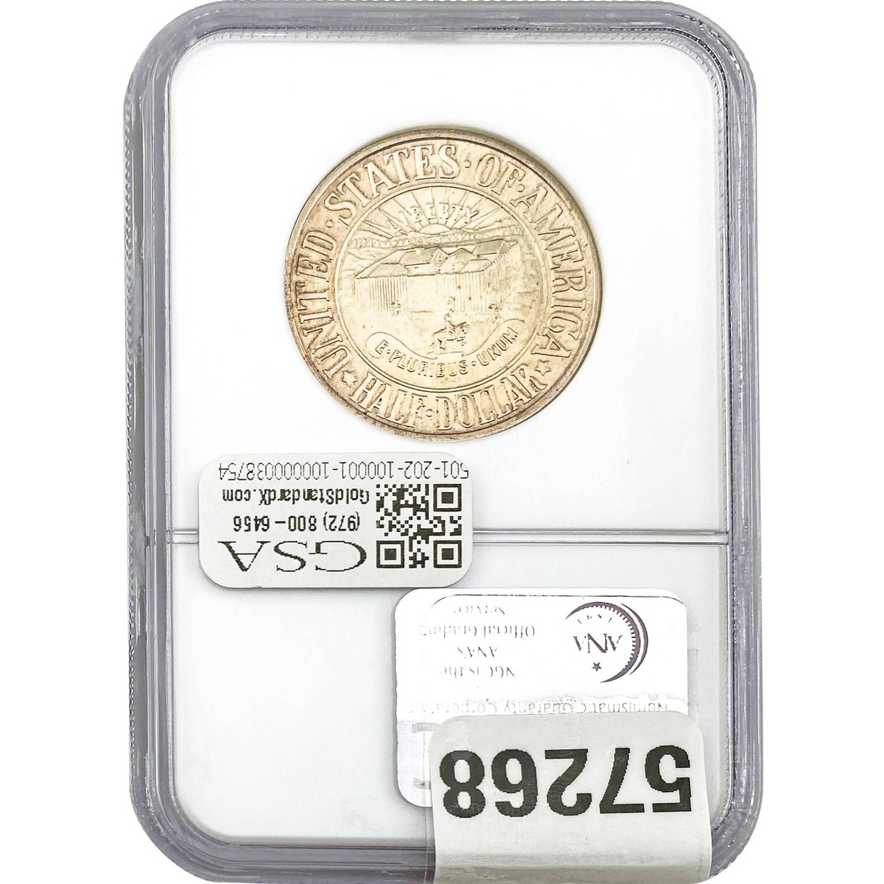 1936 York 50C NGC MS65