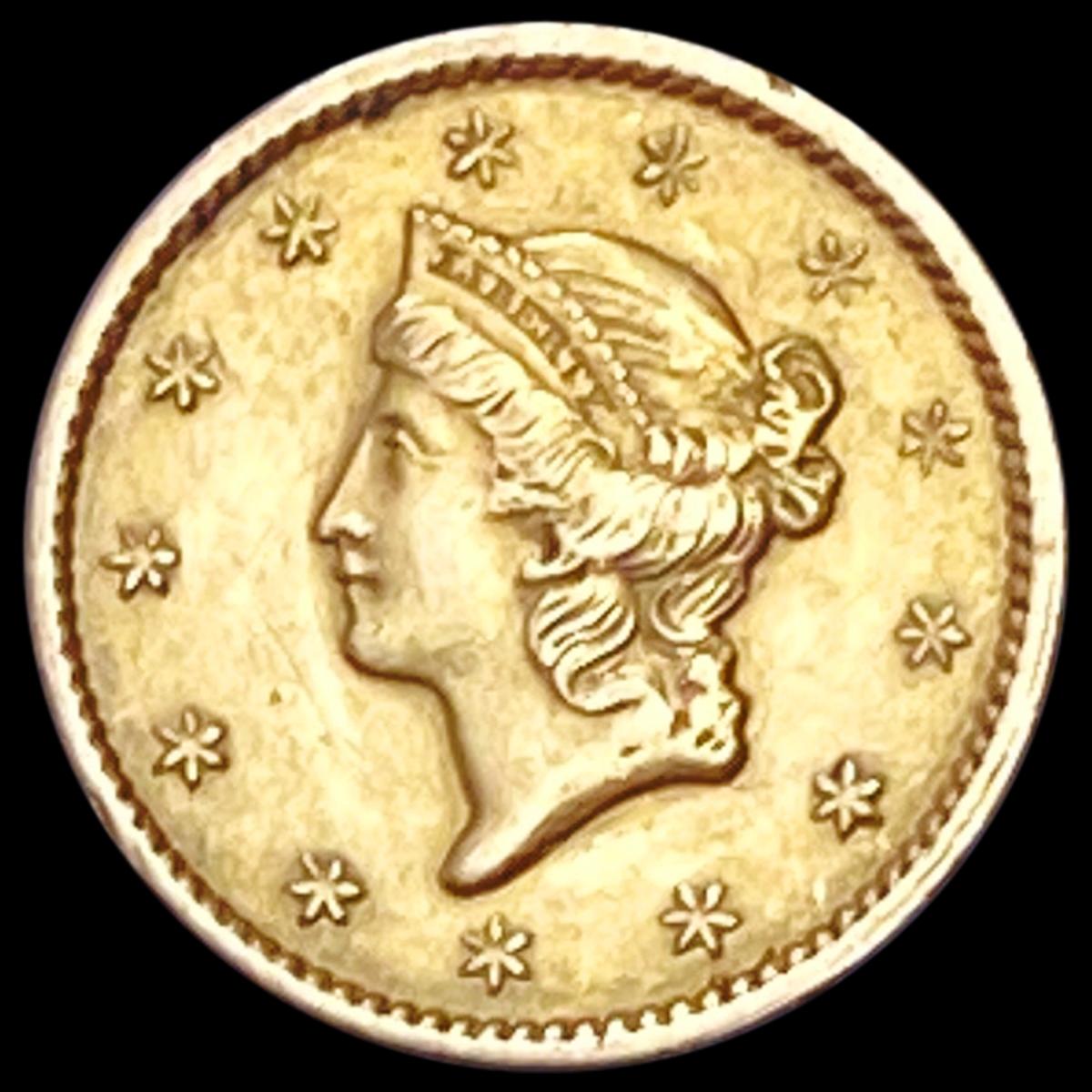 1849 Rare Gold Dollar CLOSELY UNCIRCULATED