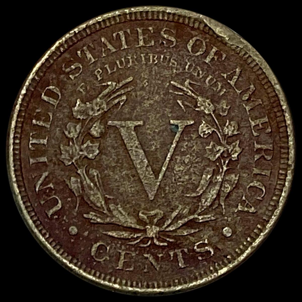 1886 Liberty Head Nickel NICELY CIRCULATED NICELY
