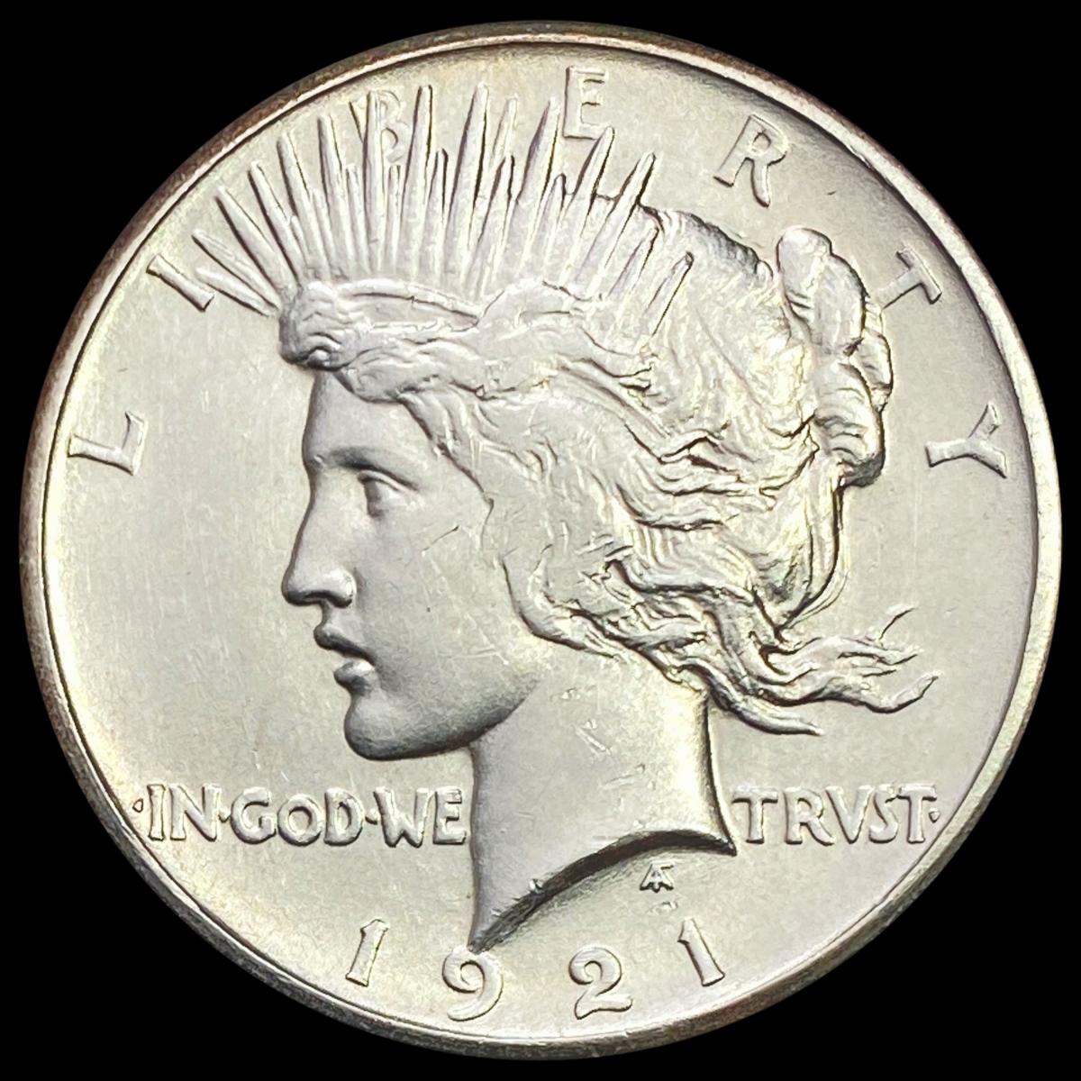 1921 Silver Peace Dollar CLOSELY UNCIRCULATED