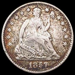 1857 Seated Liberty Half Dime LIGHTLY CIRCULATED