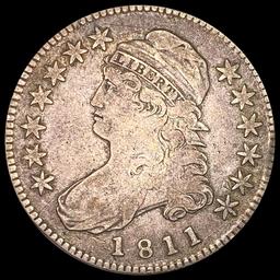 1811 Sm 8 Capped Bust Half Dollar LIGHTLY CIRCULAT