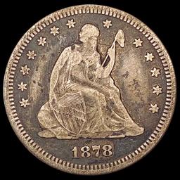 1878 Seated Liberty Quarter LIGHTLY CIRCULATED