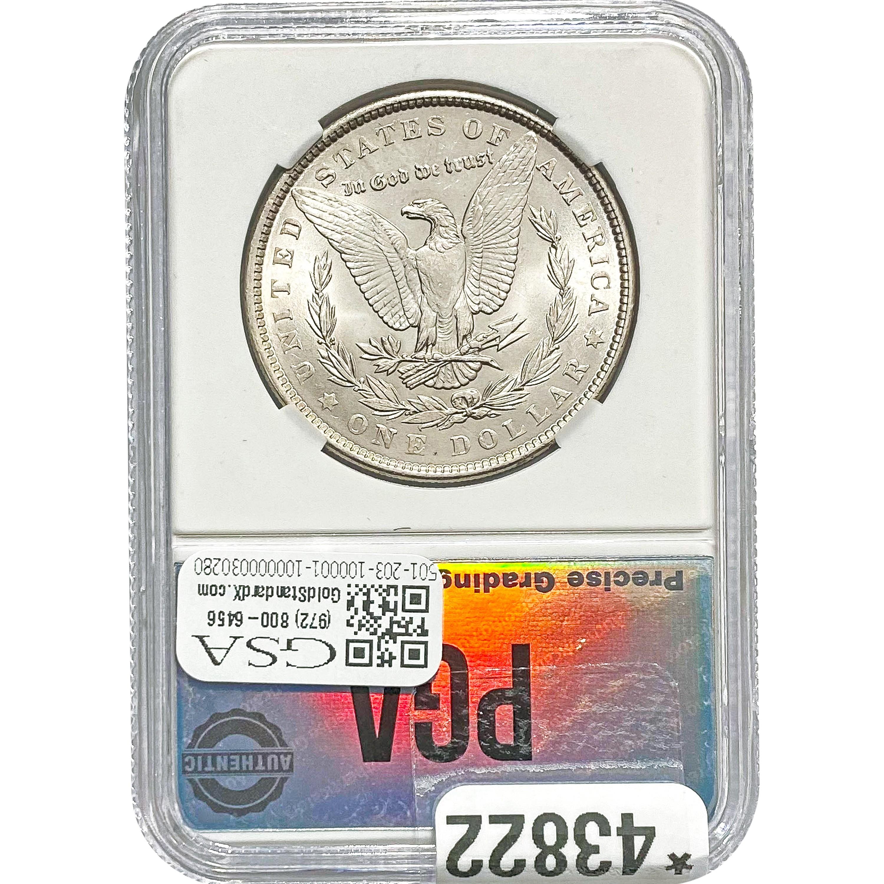 1900 Morgan Silver Dollar PGA MS66