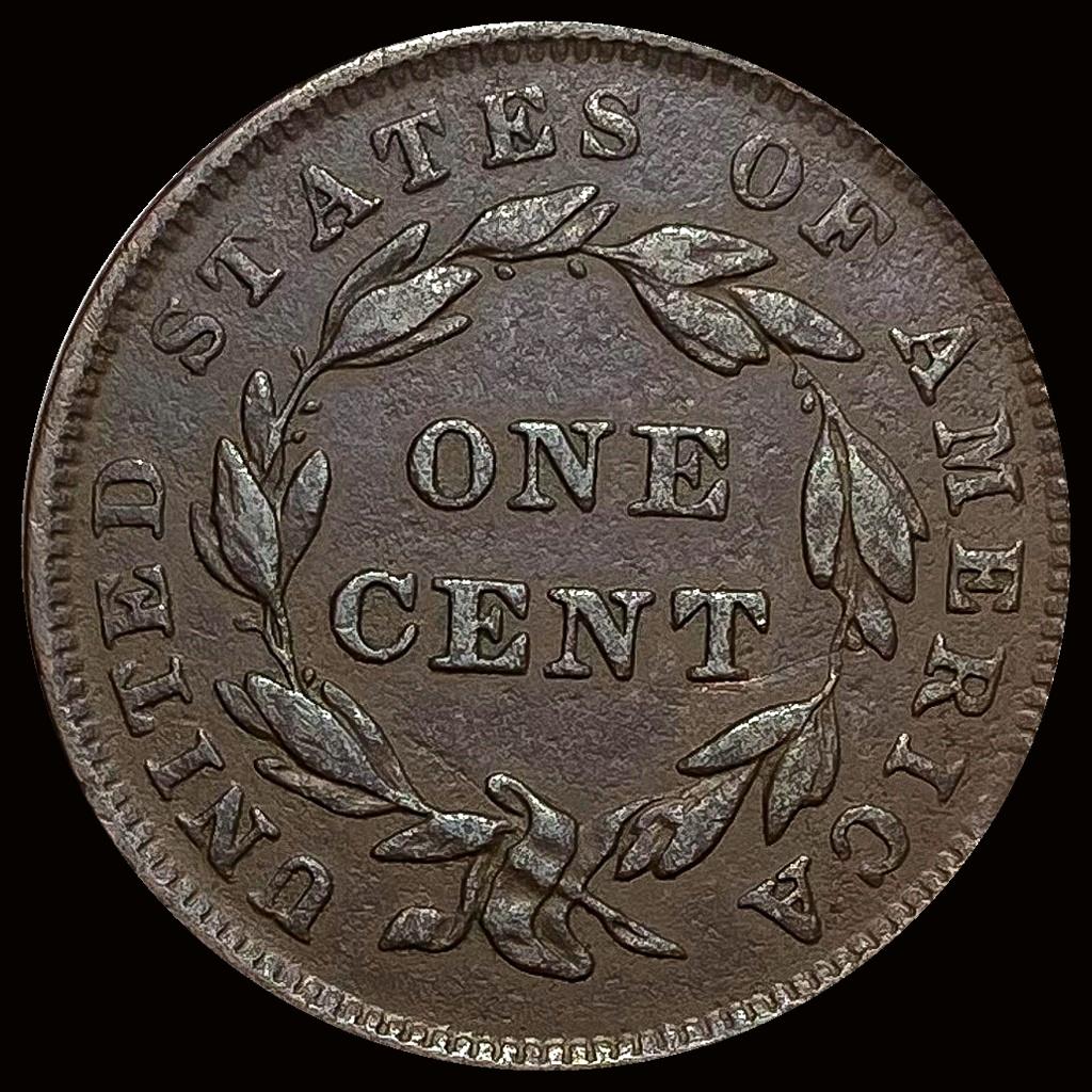 LIGHTLY CIRCULATED 1839 Large Cent Coronet Head