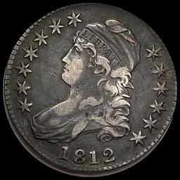 LIGHTLY CIRCULATED 1812 Capped Bust Half Dollar