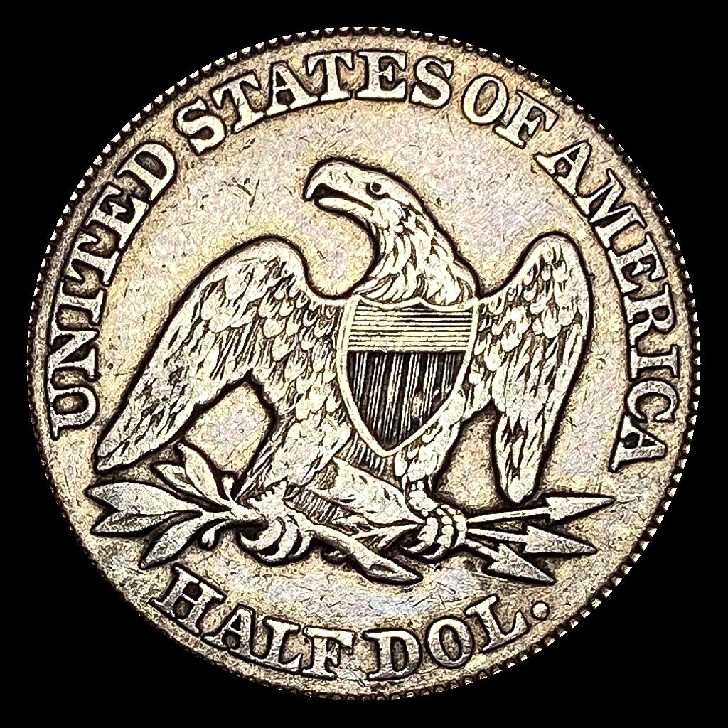 LIGHTLY CIRCULATED 1857 Silver Half Dollar (Seated Liberty)