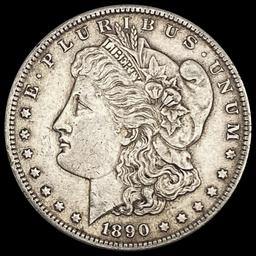 1890-S Morgan Silver Dollar NEARLY UNCIRCULATED N