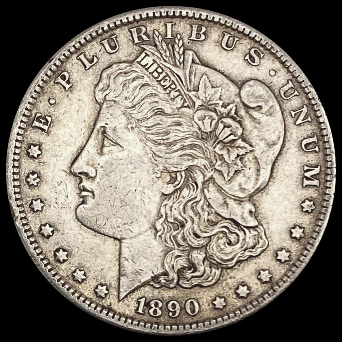 1890-S Morgan Silver Dollar NEARLY UNCIRCULATED N