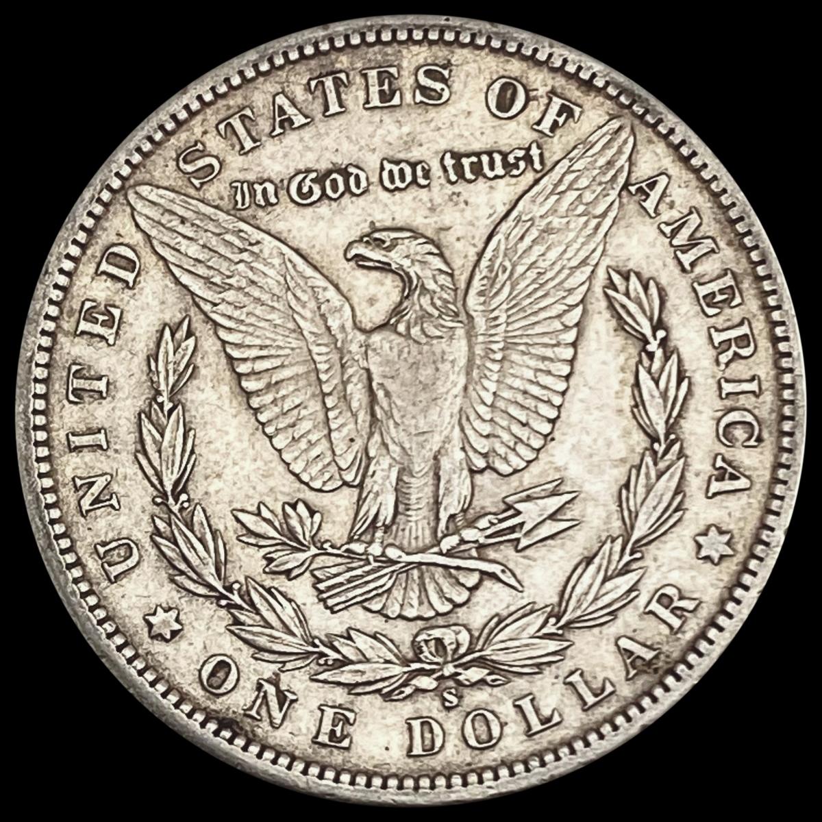 1890-S Morgan Silver Dollar NEARLY UNCIRCULATED N