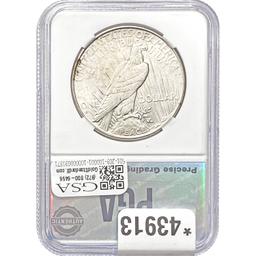 1928-S Peace Dollar PGA MS63+