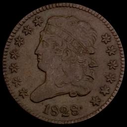 1828 Classic Head Half Cent LIGHTLY CIRCULATED LI