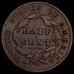 1828 Classic Head Half Cent LIGHTLY CIRCULATED LI