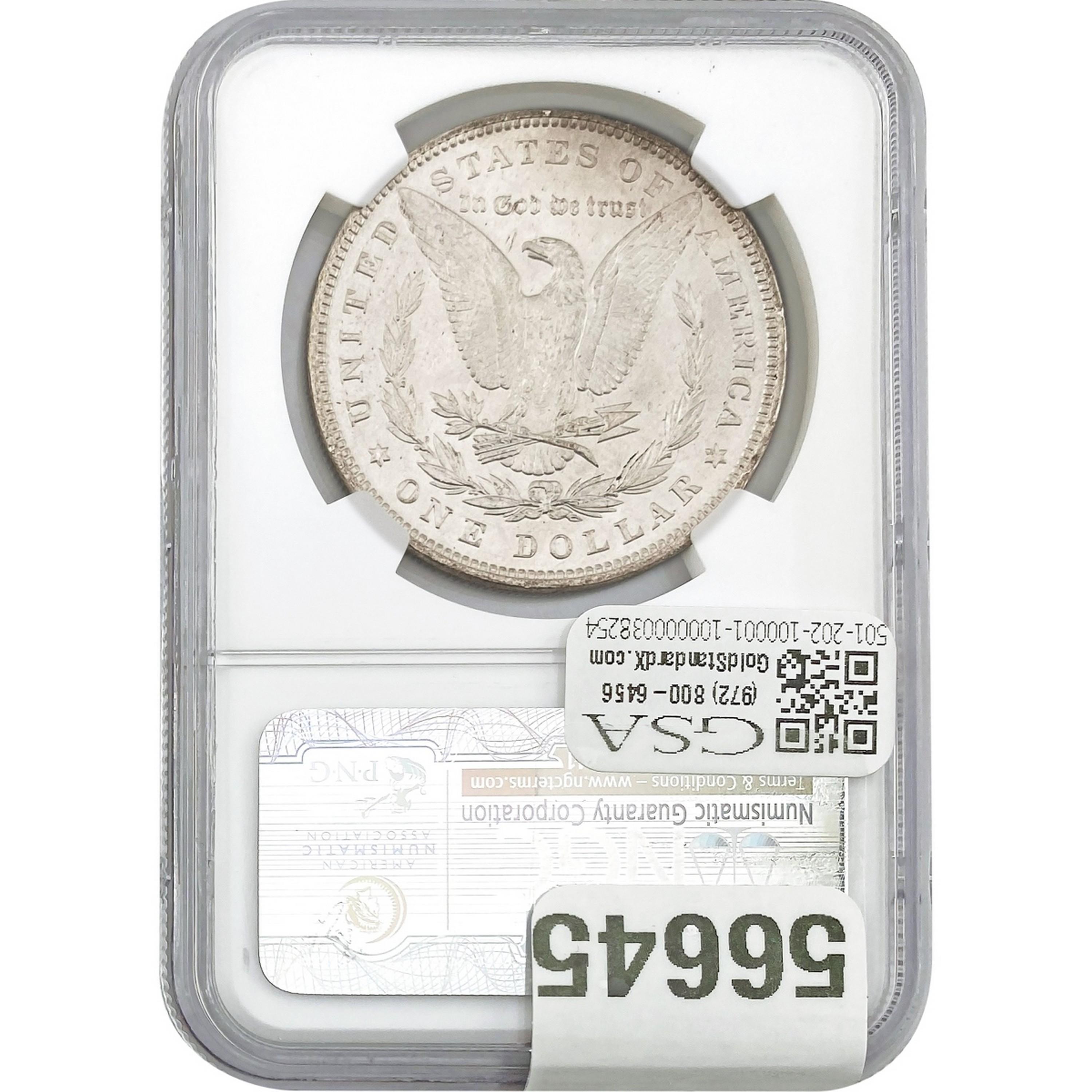 1897 Morgan Silver Dollar NGC MS63