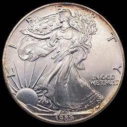 1989 American Silver Eagle SUPERB GEM BU SUPERB G