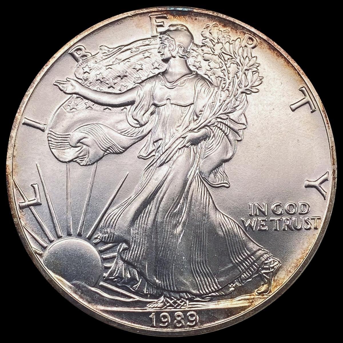 1989 American Silver Eagle SUPERB GEM BU SUPERB G