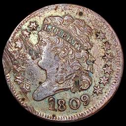 1809 Classic Head Half Cent LIGHTLY CIRCULATED