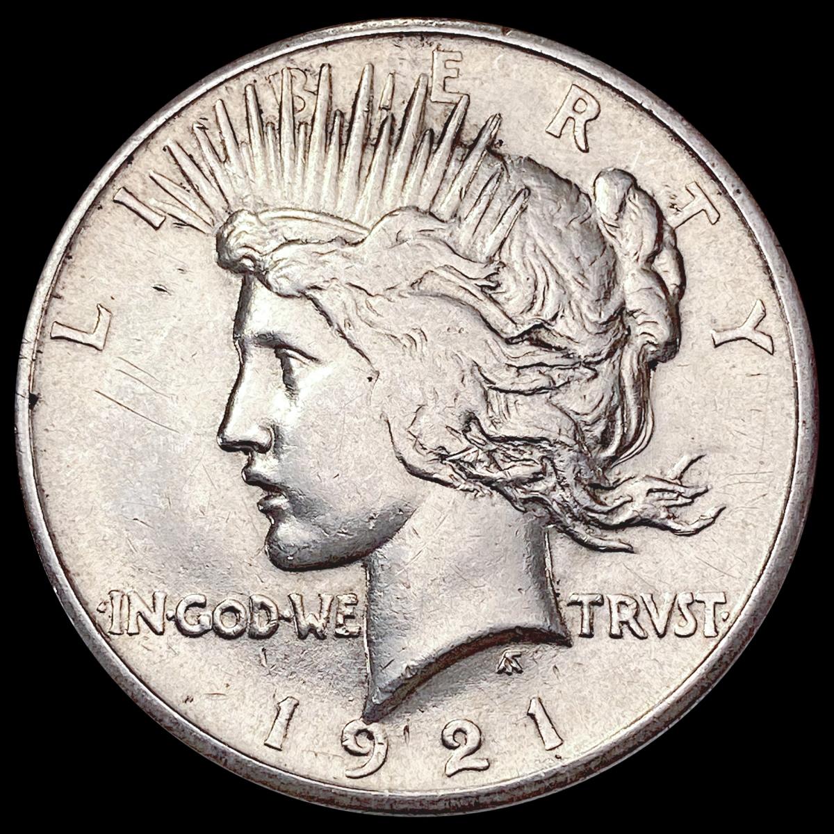 1921 Silver Peace Dollar CLOSELY UNCIRCULATED