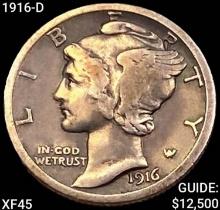1916-D Mercury Dime NEARLY UNCIRCULATED