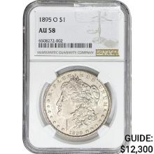 1895-O Morgan Silver Dollar NGC AU58