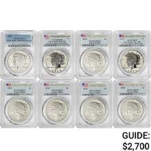 2021-2024 [8] Silver $1 Peace PCGS MS/PR70