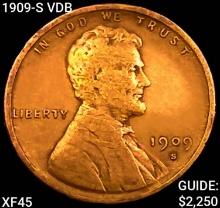 1909-S VDB Wheat Cent NEARLY UNCIRCULATED