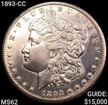 1893-CC Morgan Silver Dollar UNCIRCULATED