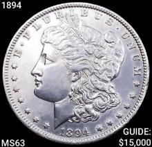 1894 Morgan Silver Dollar CHOICE BU
