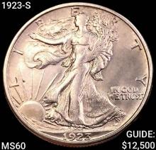 1923-S Walking Liberty Half Dollar UNCIRCULATED