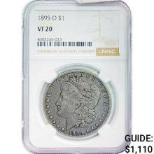 1895-O Morgan Dollar NGC VF20