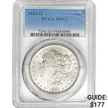 1883-O Morgan Dollar PCGS MS63