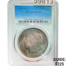 1885-O Morgan Dollar PCGS MS64