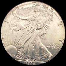 1996 1 oz Silver American Eagle $1 SUPERB GEM BU