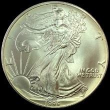 1995 Silver American Eagle $1 SUPERB GEM BU