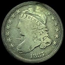 1837 Capped Bust Dime NICELY CIRCULATED