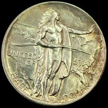 1926-S Silver Oregon Trail Commemorative Half Dollar GEM BU