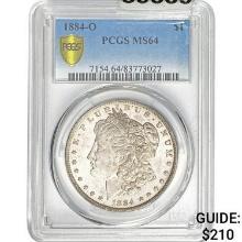 1884-O Morgan Silver Dollar PCGS MS64