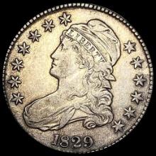 1829 Capped Bust Half Dollar NEARLY UNCIRCULATED