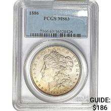 1886 Morgan Dollar PCGS MS63