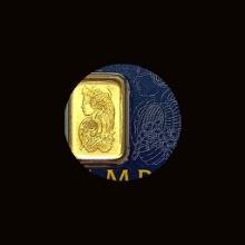 PAMP Suisse 1g Gold Bar .9999 Fine with Veriscan. UNCIRCULATED