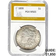 1899 Morgan Dollar PGA MS65