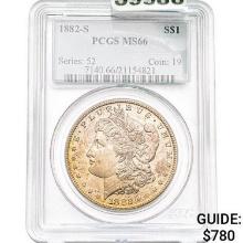 1882-S Morgan Silver Dollar PCGS MS66
