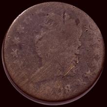 1838 Coronet Head Large Cent NICELY CIRCULATED