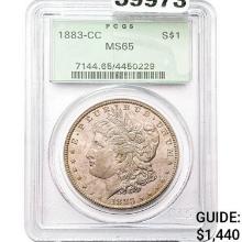 1883-CC Morgan Dollar PCGS MS65