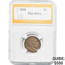 1928 Buffalo Nickel PGA MS65