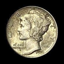 1916 Mercury Dime CHOICE BU