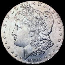 GEM BU 1890-S Silver Morgan Dollar